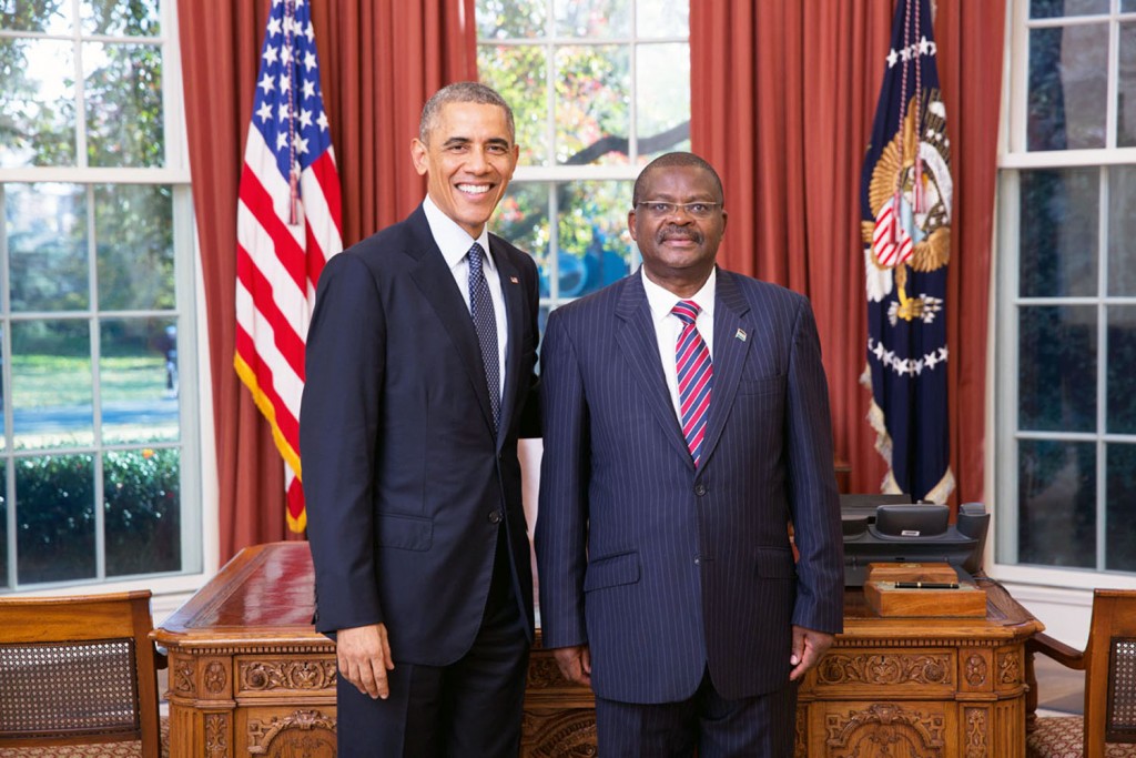 Robinson Njeru Githae, Ambassador of the Republic of Kenya to the United States and Mexico, will keynote the annual Books for Africa fundraising luncheon in Saint Paul, Minnesota on Thursday, May 19, 2016. He is seen here when he presented his credentials to president Barack Obama on November 18, 2014 at the white House. Photo: Official White House Photo by Lawrence Jackson