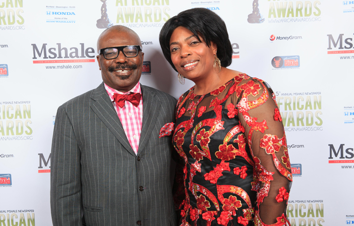 One Couple at African Awards Red Carpet
