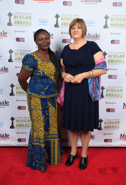 Ladies at African Awards Red Carpet