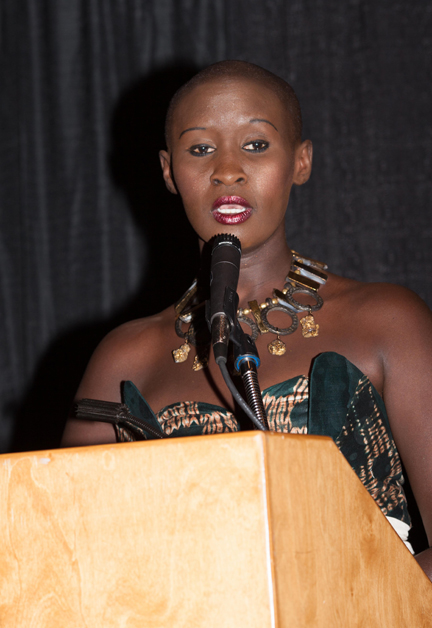 Hilda Mauya Speaking at African Awards