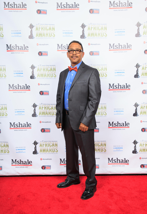 Leon Rodrigues at African Awards Red Carpet