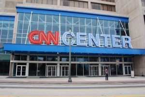 CNN Center in Atlanta. The National Association of Black Journalists (NABJ) has expressed concern over the racial atmosphere at the network. Photo: City-Data