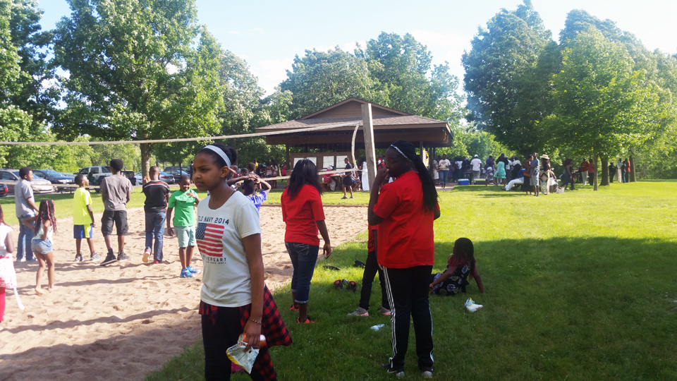 A crossection of the Kenyan-Americans at a Minnesota Madaraka Day celebration where the SawaPay app was launched by First Choice Global Ltd. CEO Peter Osoro and his VP of Operations, Peter Okwera. The app enables senders to send money for free to Kenya. Photo: Tom Gitaa/Mshale