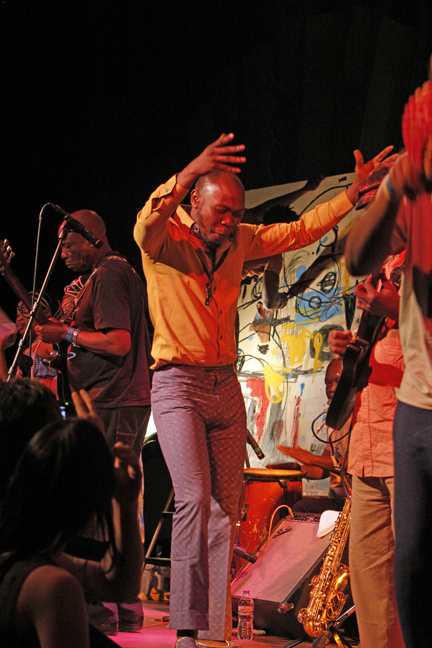 Seun Kuti and his Egypt 80 band performed a two hour set at the Cedar in Minneapolis on Wednesday, November 23, 2016. Photo: Richard Ooga/Mshale
