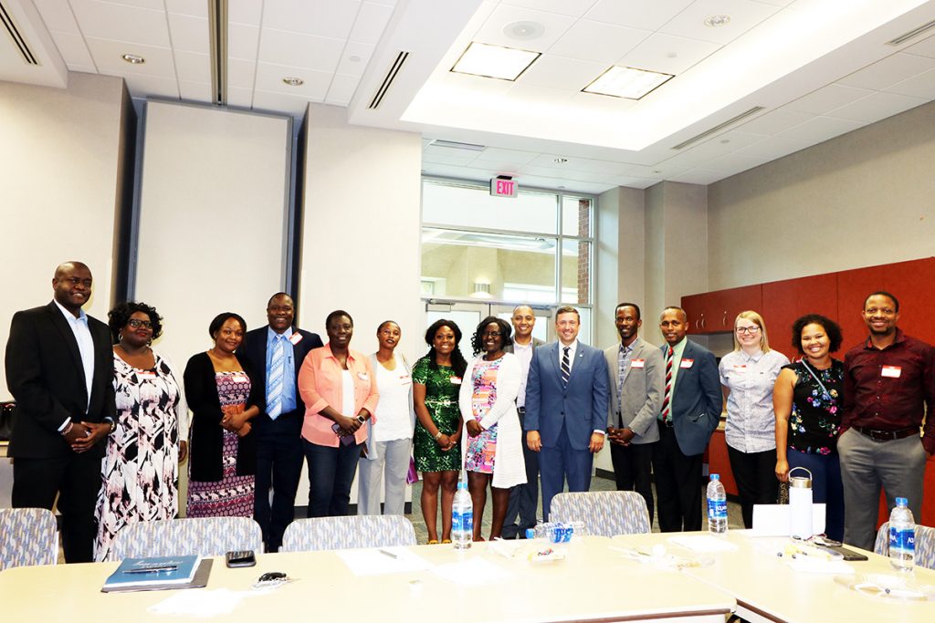 Minnesota Democratic Party Chair with African Leaders on July 26 2019