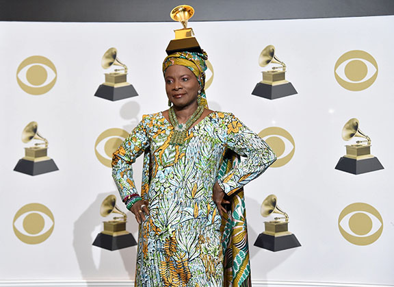 Angelique Kidjo at the 62nd Grammy Awards