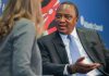 Uhuru Kenyatta in US
