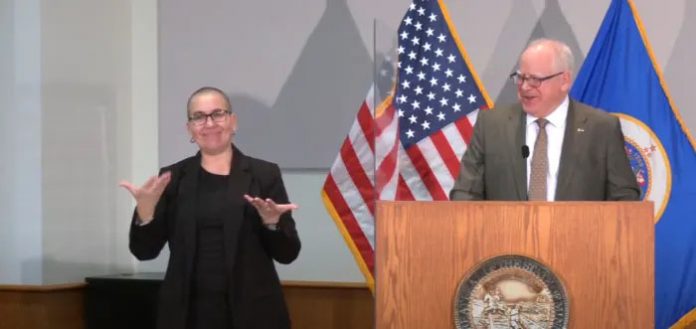 Governor Walz and Nic Zapko