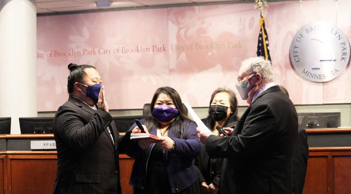 Xp Lee sworn in as new Brooklyn Park council member