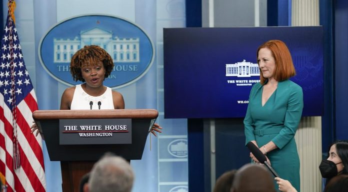 Karine Jean-Pierre makes history as America’s first Black White House press secretary