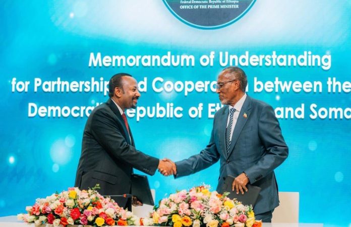 Abiy and Somalinad president