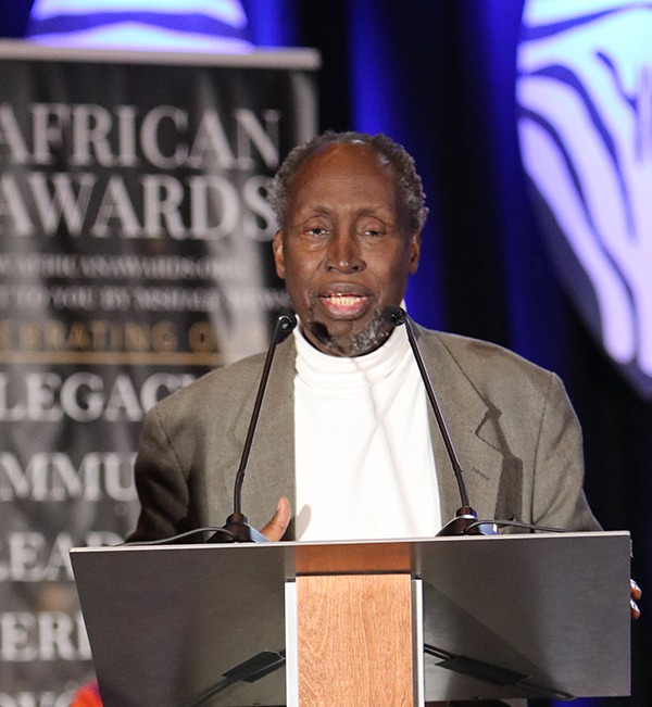 Ngugi wa Thiongo at Mshale African Awards
