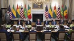 Trump with West African Leaders on July 9 2025