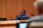 Mike Kenyanya at Regents Meeting-Mshale