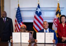 Nearly 200 years after their histories intertwined, Maryland and Liberia sign landmark partnership