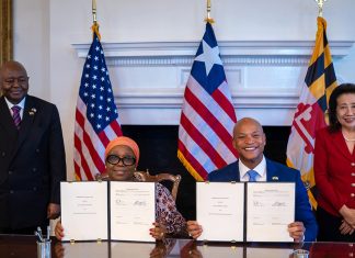 Nearly 200 years after their histories intertwined, Maryland and Liberia sign landmark partnership