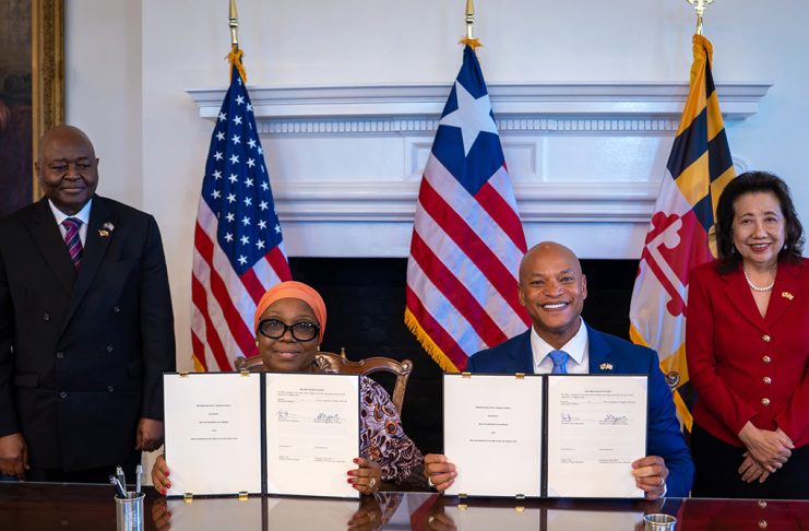 Nearly 200 years after their histories intertwined, Maryland and Liberia sign landmark partnership