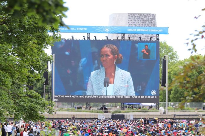 Michelle Speaking