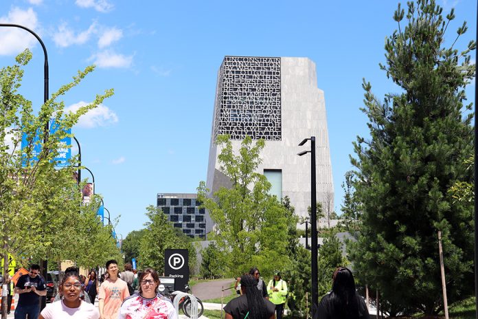The Obama Center as seen on Pubic Grand Opening on Juneteenth by Tom Gitaa of Mshale Newspaper