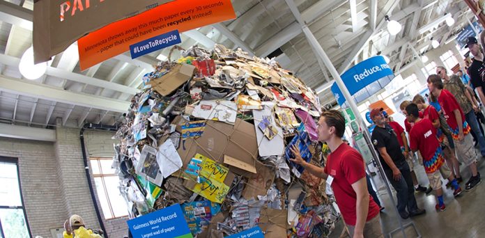eco-experience-2014-largest-wad-paper