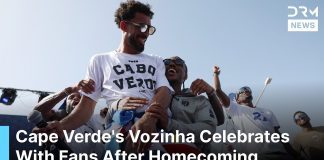 Cape Verde’s soccer team returns home to huge welcome. The basketball team also has World Cup hopes