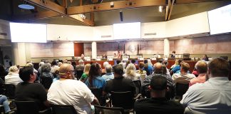 Brooklyn Park candidates clash over taxes, spending as city faces difficult budget choices Audience watches Brooklyn Park mayor and City Council candidates during Aug. 27, 2026 candidate forum at City Hall
