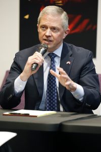 Republican support for Folk heats up Hennepin County attorney race ahead of north Minneapolis debate 2 Anders Folk speaks during the Hennepin County attorney candidate debate in north Minneapolis