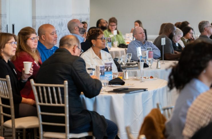 Brooklyn Park business forum to focus on global growth opportunities Attendees seated at tables during the November 2023 Brooklyn Park Business Forward Forum